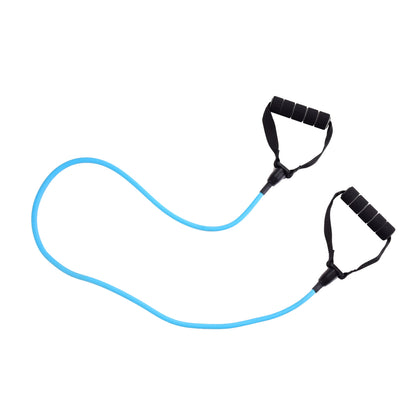 (2 Pack)  Resistance Tube Exercise Band, Light Resistance, Blue