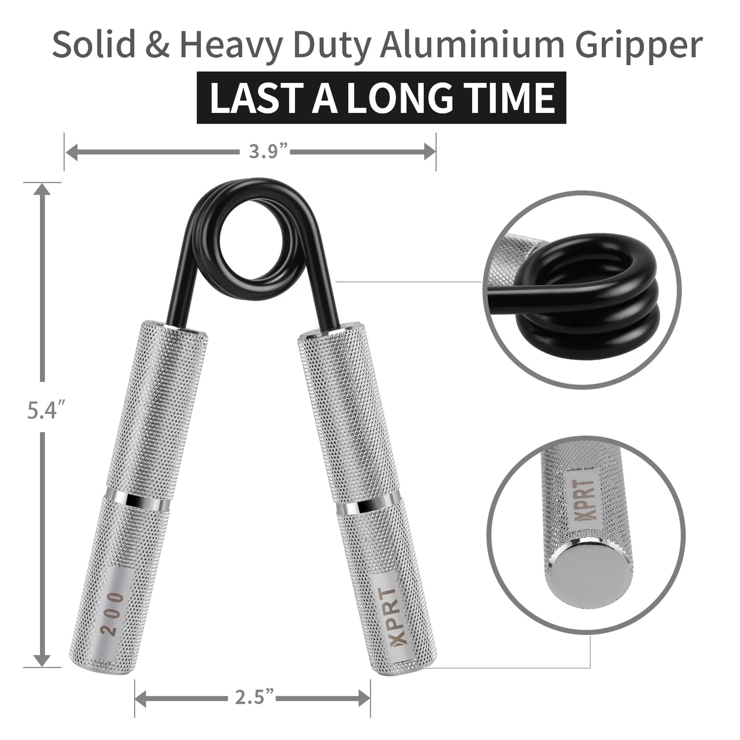 Power Gripper Pro Hand Grip Strengthener Upto 200LB Resistance